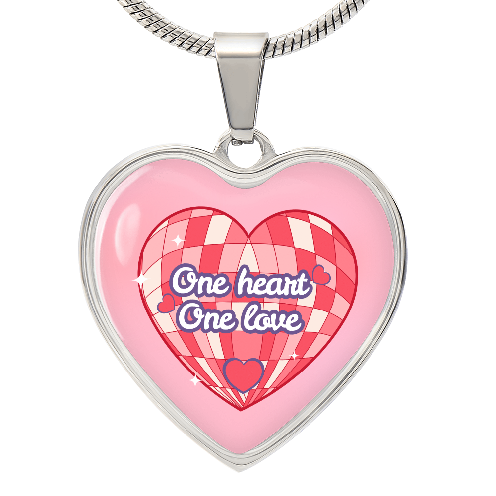 Bold Heart Necklace – A Funky Love Gift for Her - Luxury Necklace (Silver) - Jewelry