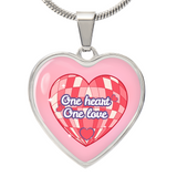 Bold Heart Necklace – A Funky Love Gift for Her - Luxury Necklace (Silver) - Jewelry