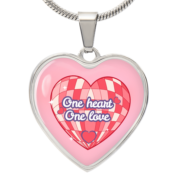 Bold Heart Necklace – A Funky Love Gift for Her - Luxury Necklace (Silver) - Jewelry