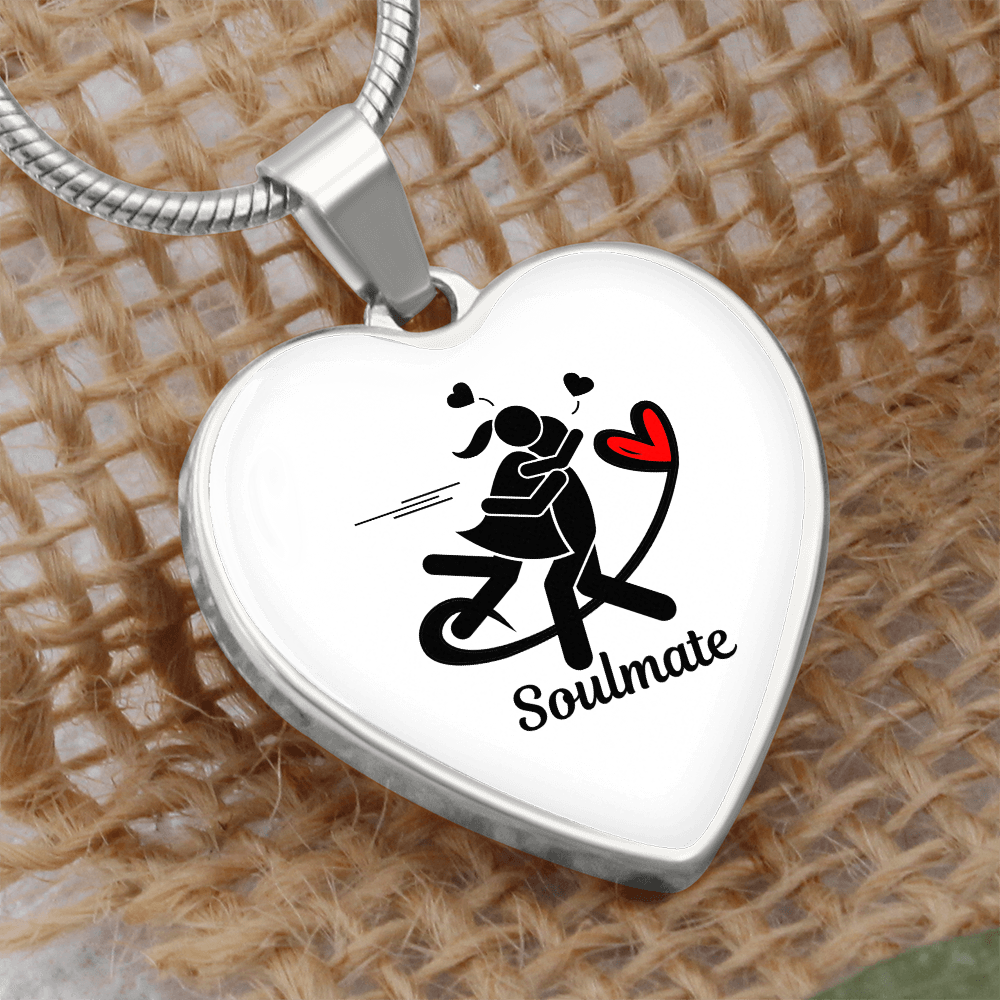 Soulmate Heart Necklace – Gift for Your Person - - Necklaces
