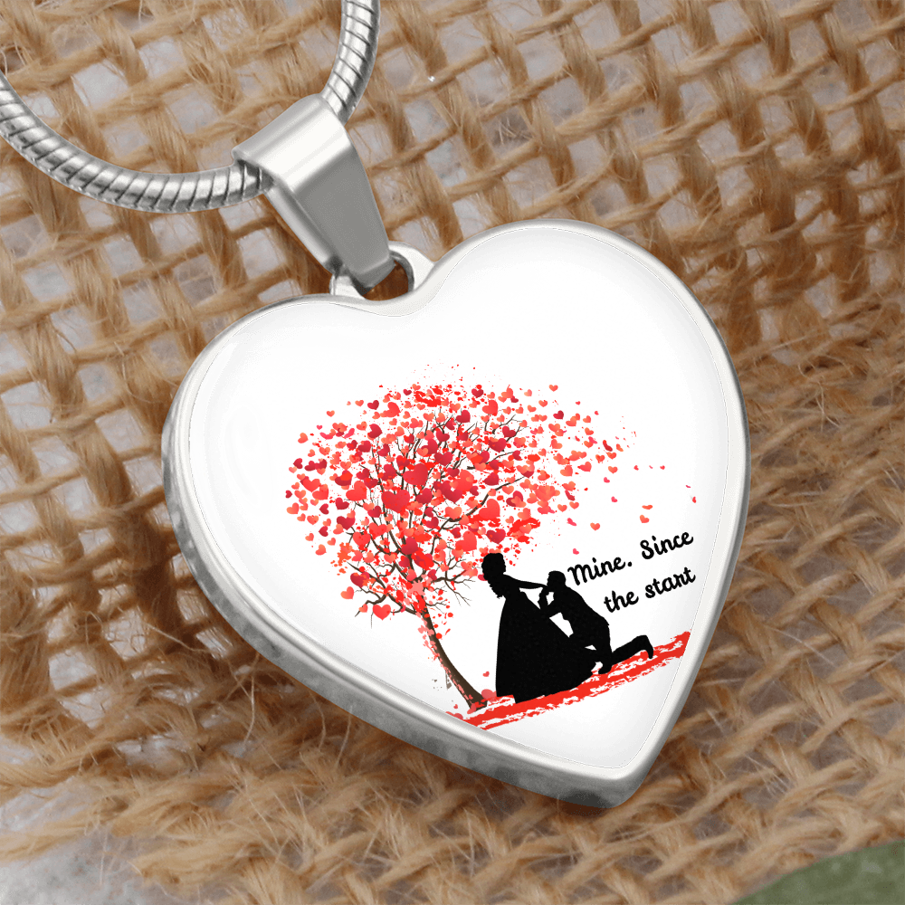 Proposal Heart Necklace – Romantic Gift for Her - - Necklaces