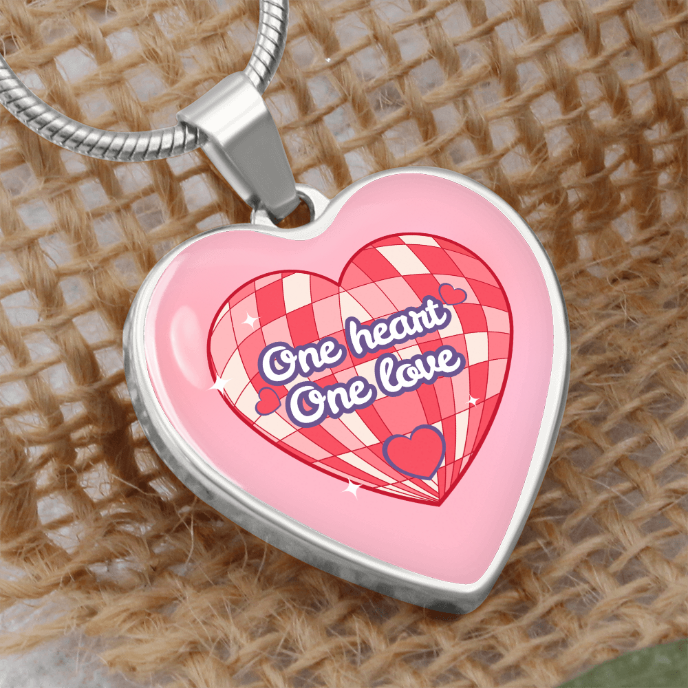Bold Heart Necklace – A Funky Love Gift for Her - - Jewelry