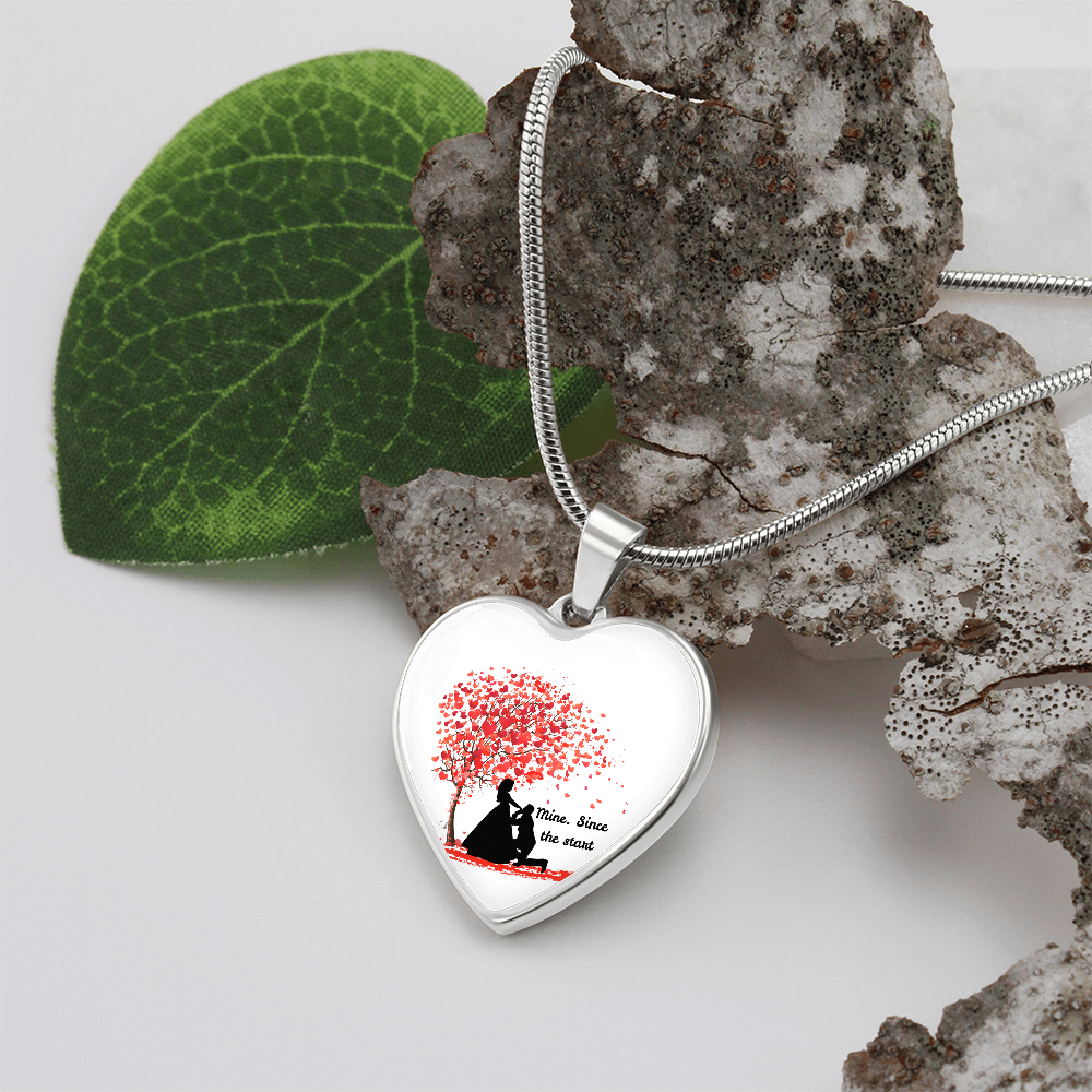 Proposal Heart Necklace – Romantic Gift for Her - - Necklaces
