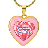 Bold Heart Necklace – A Funky Love Gift for Her - Luxury Necklace (Gold) - Jewelry