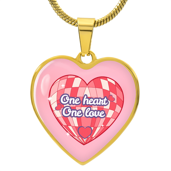 Bold Heart Necklace – A Funky Love Gift for Her - Luxury Necklace (Gold) - Jewelry