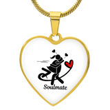 Soulmate Heart Necklace – Gift for Your Person - Luxury Necklace (Gold) - Necklaces