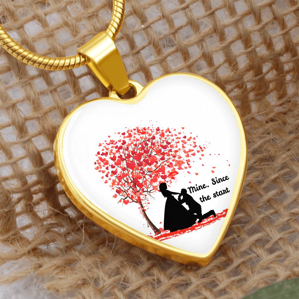 Proposal Heart Necklace – Romantic Gift for Her - - Necklaces