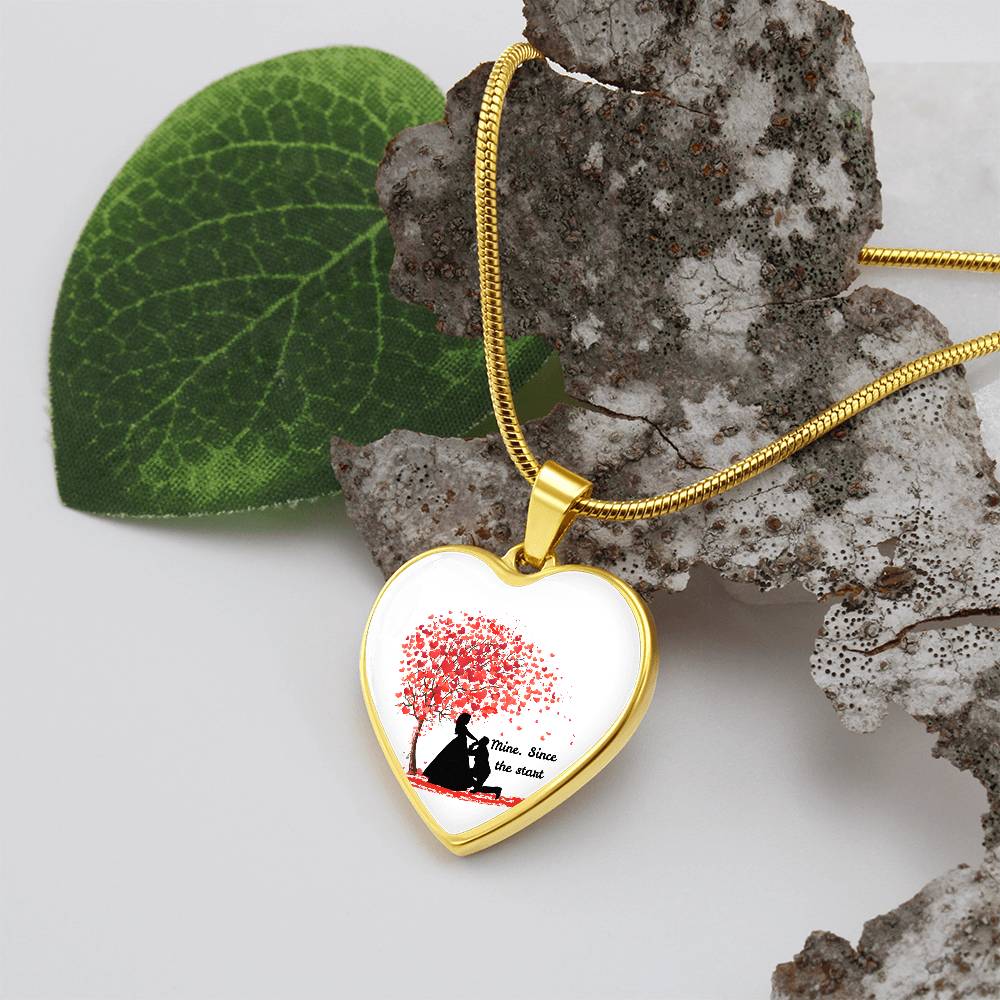 Proposal Heart Necklace – Romantic Gift for Her - - Necklaces