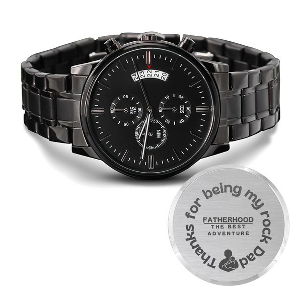 Thanks, Dad – Engraved Chronograph Gift - - Watches