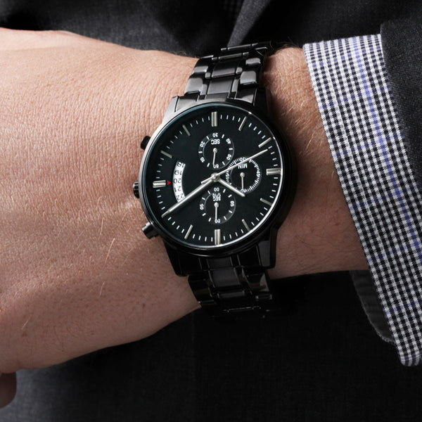 Precision & Personalization - Stainless Steel Chronograph Watch - - Watches