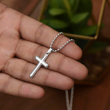 Faith Meets Fate – Celestial Cross Necklace for Believers - - Necklaces