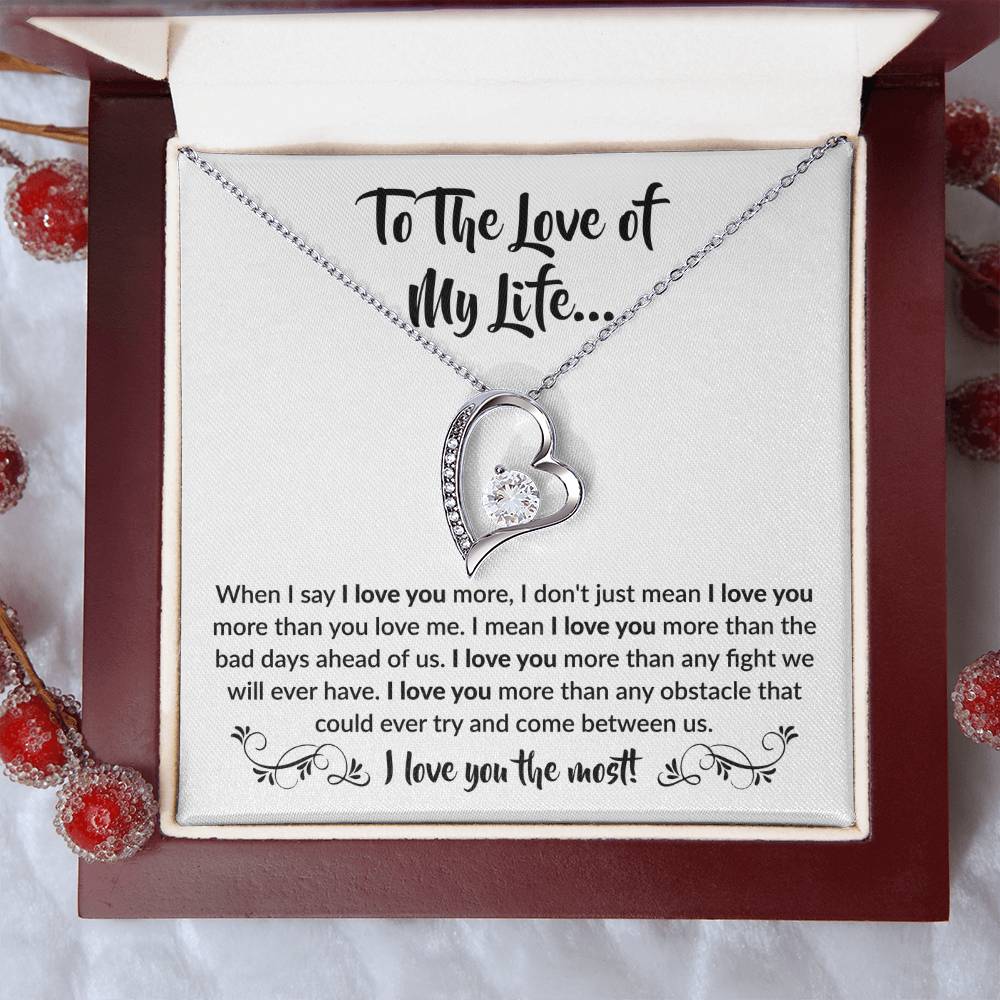 "I Love You the Most" - Heartfelt Gift for Couples - - Jewelry