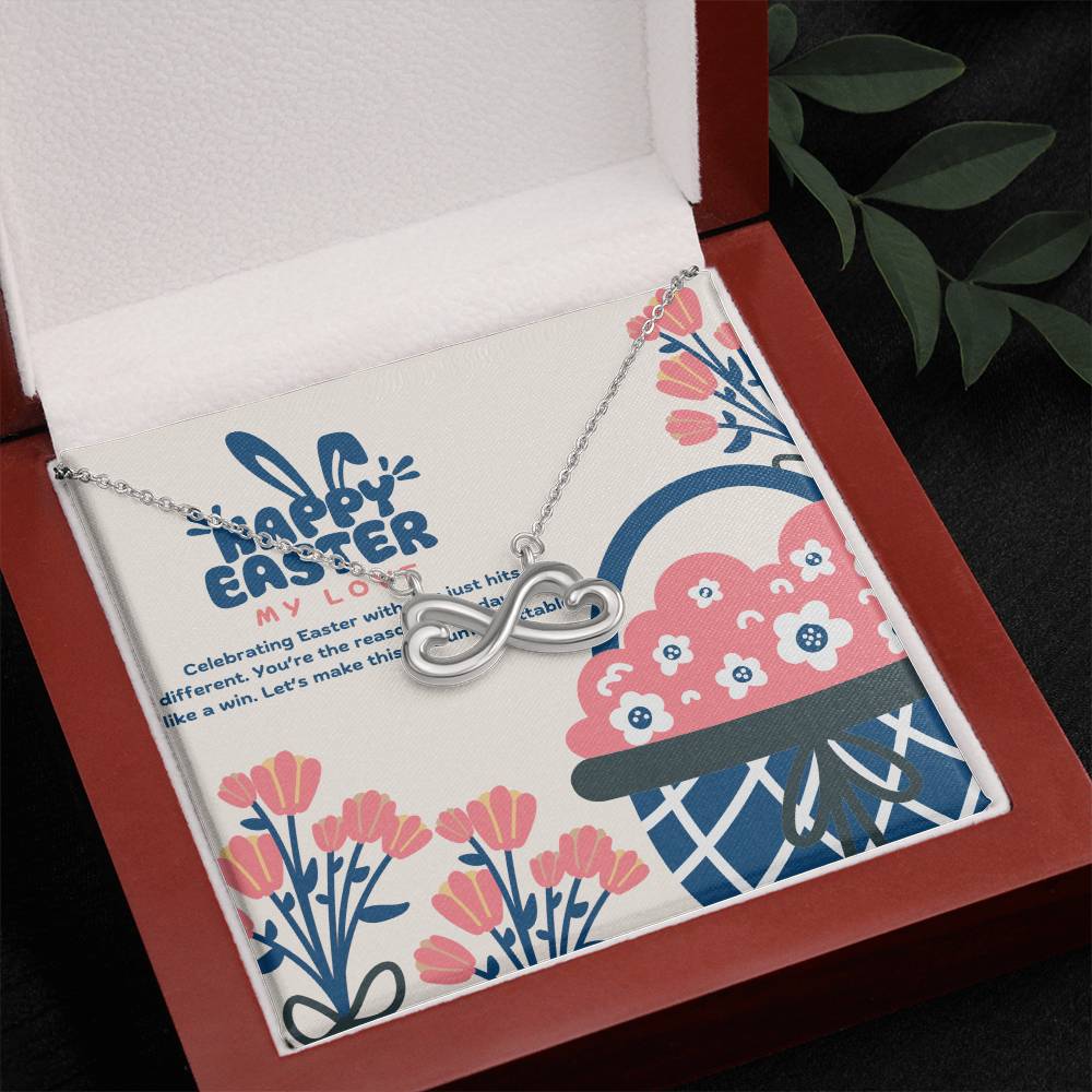 Infinity Heart Necklace – Easter Love for Your Forever Person - - Necklaces
