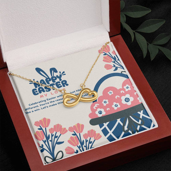Infinity Heart Necklace – Easter Love for Your Forever Person - - Necklaces
