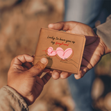 Pink Hearts Boyfriend Wallet – Cherish Every Moment - - Wallet