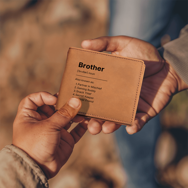 Blank Slate Brotherly Love Wallet – A Special Gift - - Wallets