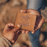 Coral Brotherly Love Graphic Wallet – Strength in Memory - - Wallets