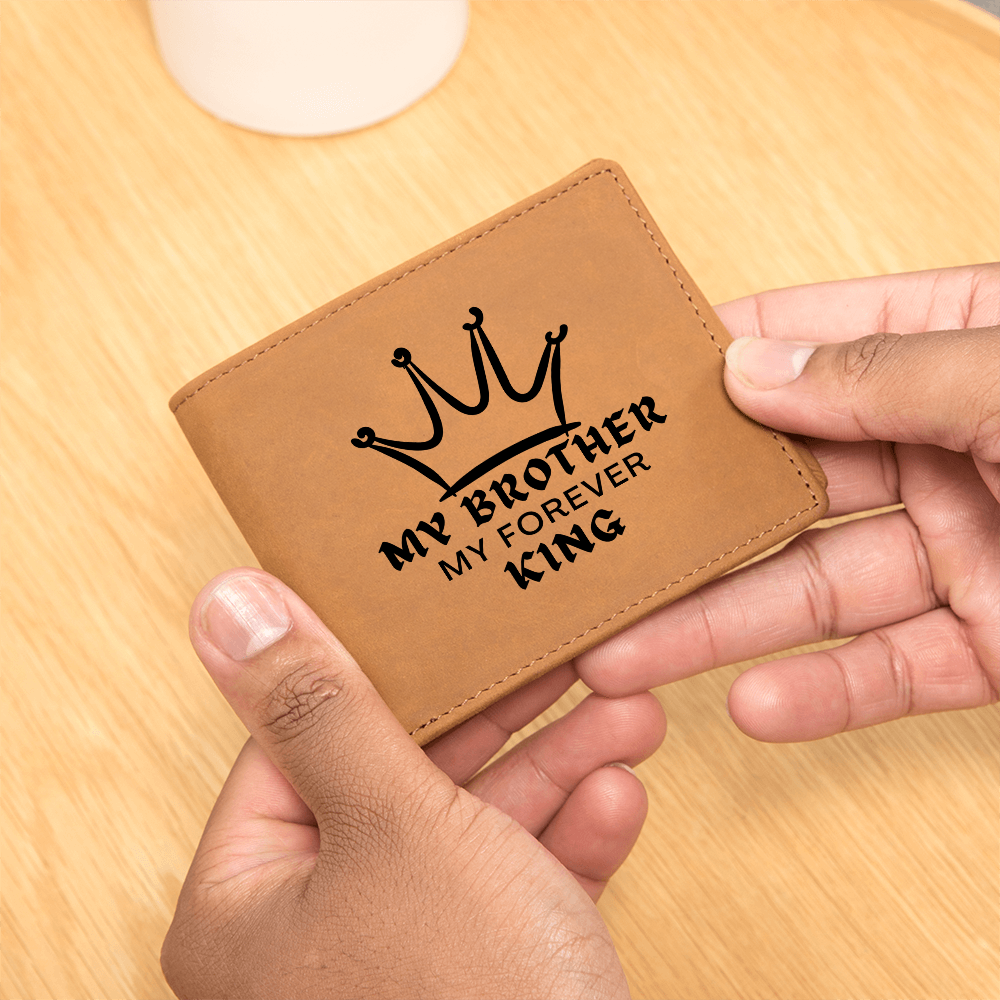 Royal Bond - Brother's Crown Leather Wallet - - Wallets