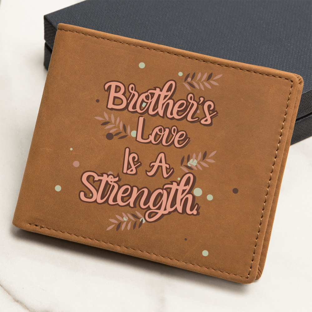 Coral Brotherly Love Graphic Wallet – Strength in Memory - - Wallets