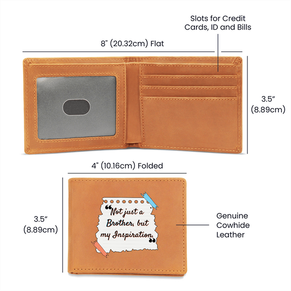 Notebook Love Graphic Wallet – For Your Inspiring Brother - - Wallets