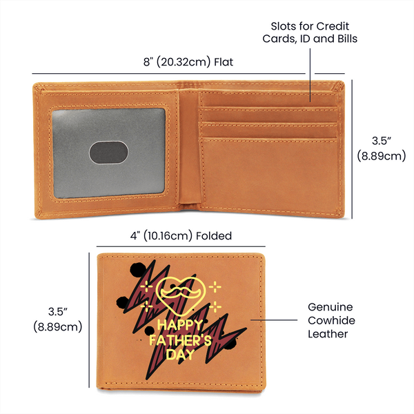 Striking Tribute – Father’s Day Leather Wallet - - Wallets