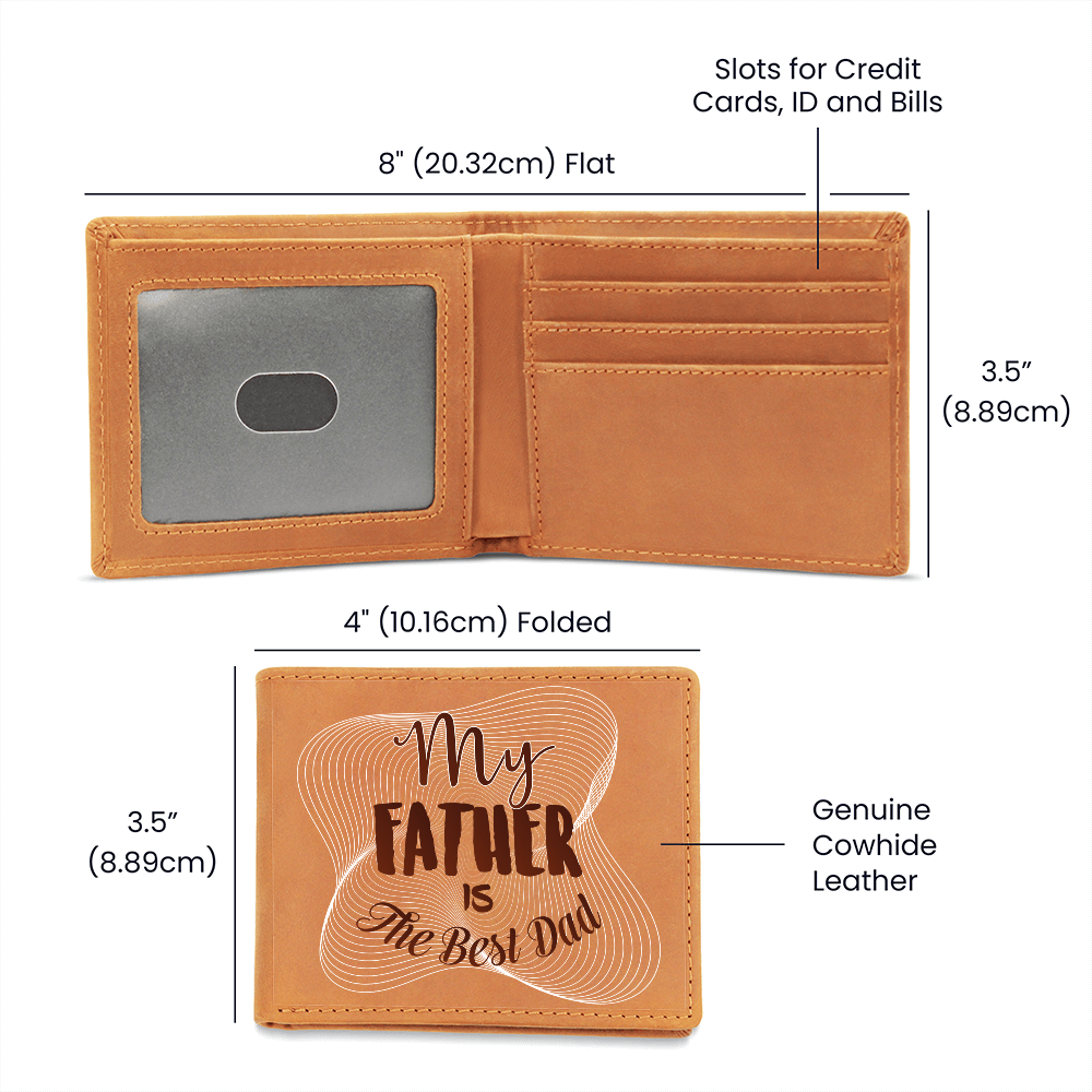 Best Dad Ever – Graphic Wallet Gift - - Wallets