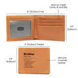 Blank Slate Brotherly Love Wallet – A Special Gift - - Wallets