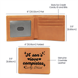 Son's Love - Heartfelt Parent Wallet - - Wallets