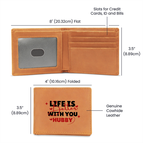 Hubby Love - Affectionate Partner Wallet - - Wallets