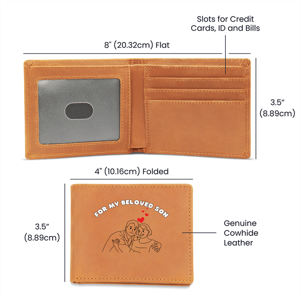 Beloved Son - Parental Embrace Wallet - - Wallets