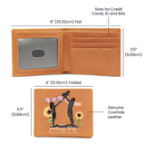 Rooted in Love – Leather Wallet for Dad - - Wallets