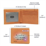 Dear Son - Heartfelt Tribute Wallet - - Wallets
