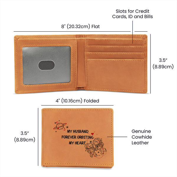 Forever in Orbit – Wallet Gift for Husband - - Wallets