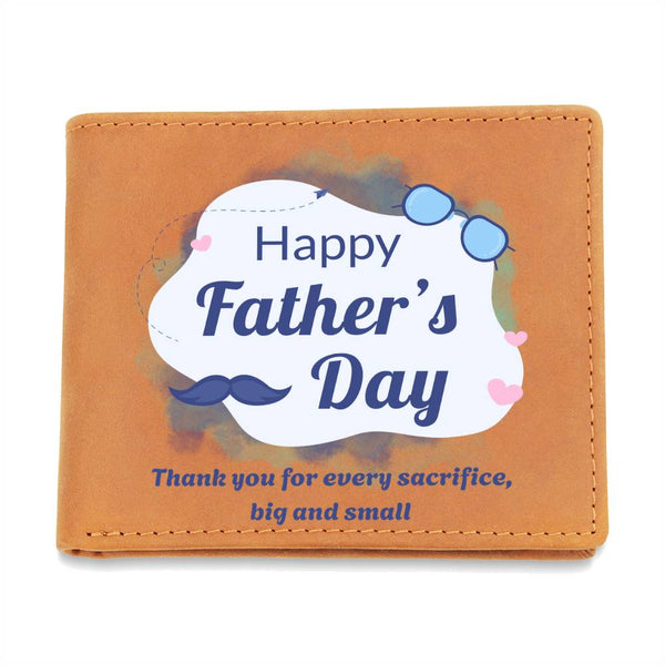 Cool Appreciation – Graphic Leather Wallet - Leather Wallet - Wallets