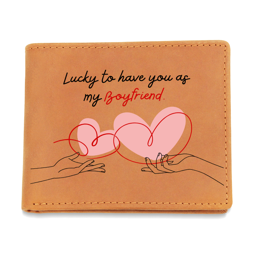 Pink Hearts Boyfriend Wallet – Cherish Every Moment - Leather Wallet - Wallet