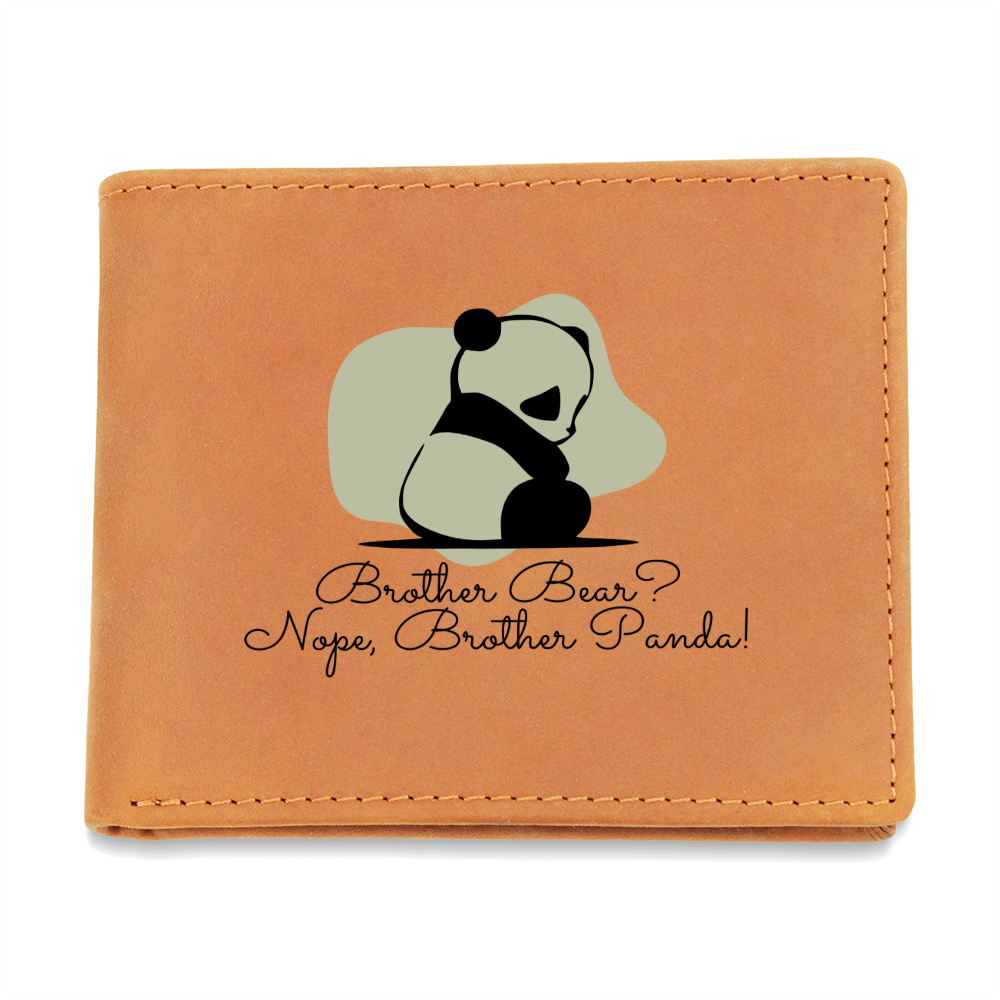 Gentle Panda Graphic Wallet – Love in Serenity - Leather Wallet - Wallets