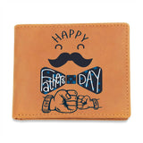 Star Dad – Graphic Leather Wallet Gift - Leather Wallet - Wallets