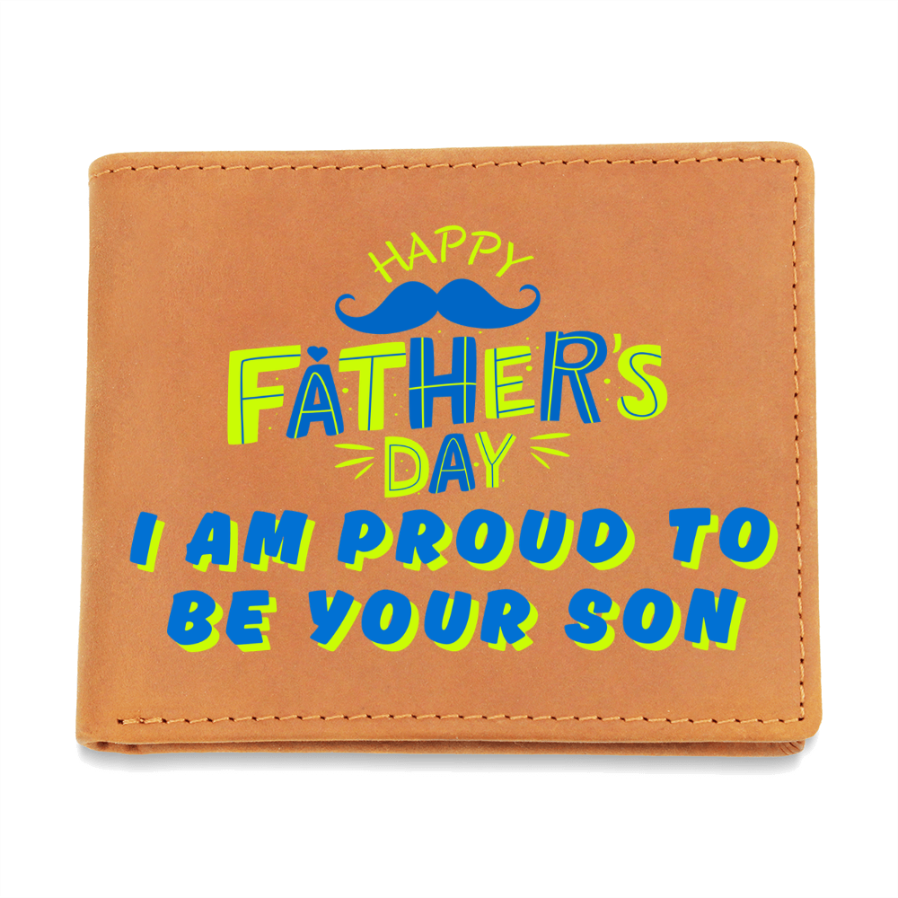 Bright Bond – Graphic Wallet for Dad - Leather Wallet - Wallets
