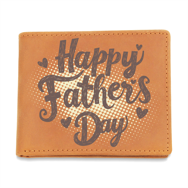 Dad, You’re Loved – Leather Wallet Gift - Leather Wallet - Wallets