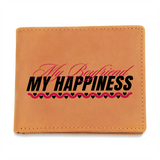 My Boyfriend Heartbeat Wallet – A Love Keepsake - Leather Wallet - Wallets
