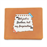 Notebook Love Graphic Wallet – For Your Inspiring Brother - Leather Wallet - Wallets