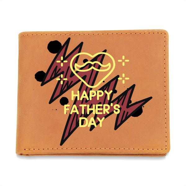 Striking Tribute – Father’s Day Leather Wallet - Leather Wallet - Wallets