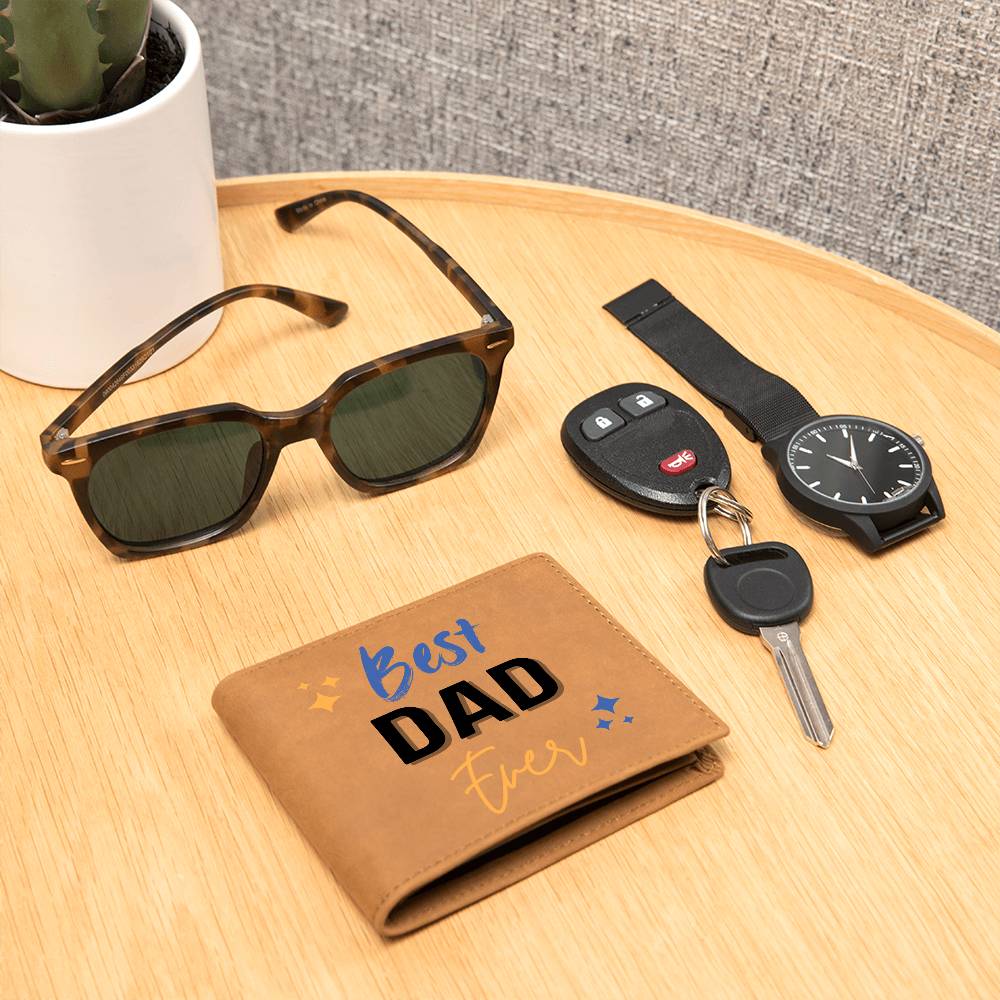 Best Dad Ever Wallet – Gift of Gratitude - - Wallets