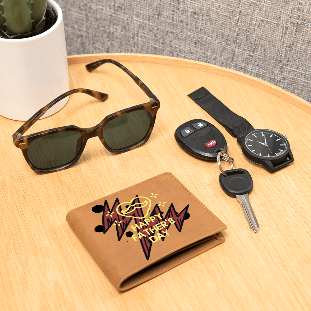 Striking Tribute – Father’s Day Leather Wallet - - Wallets