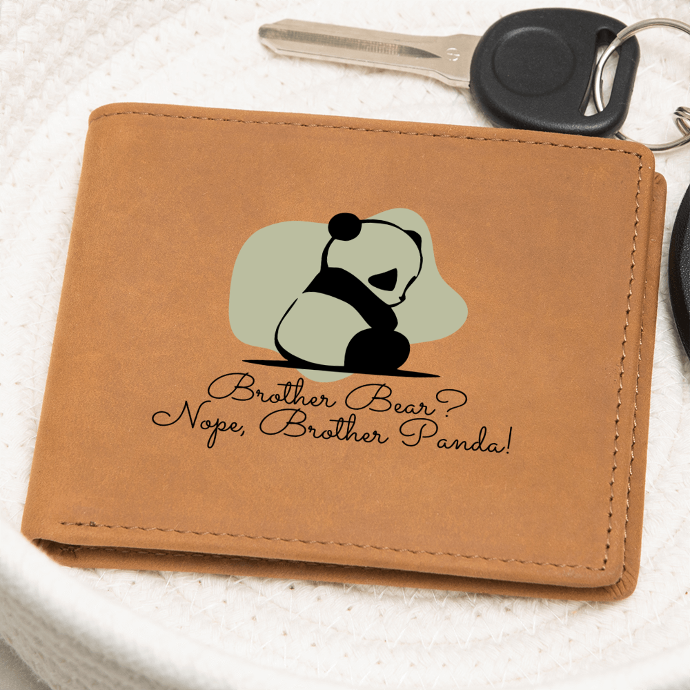 Gentle Panda Graphic Wallet – Love in Serenity - - Wallets