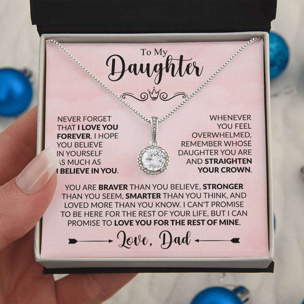 Straighten Your Crown, Daughter - Heartfelt Gift from Dad - - Jewelry