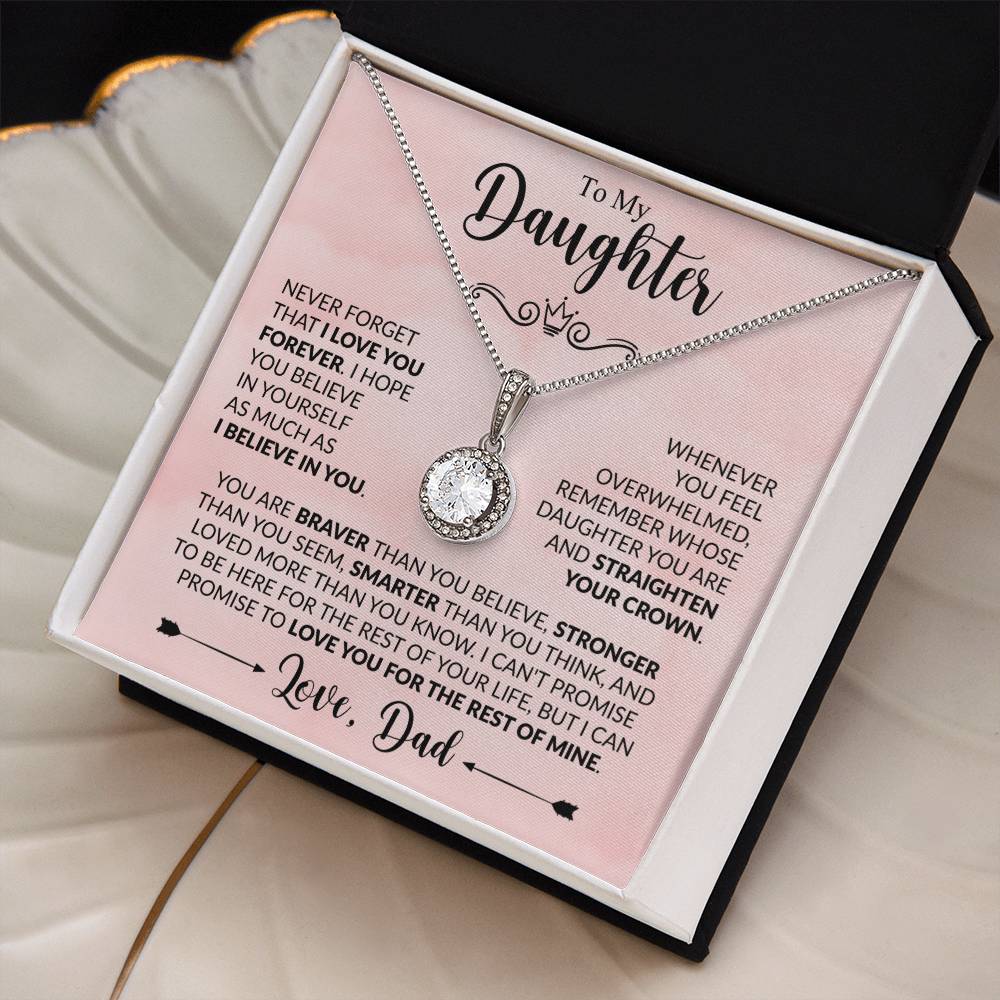 Straighten Your Crown, Daughter - Heartfelt Gift from Dad - - Jewelry