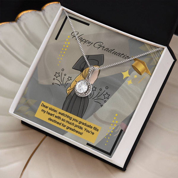 Heartfelt Pride - Sister's Achievement Necklace - - Necklaces