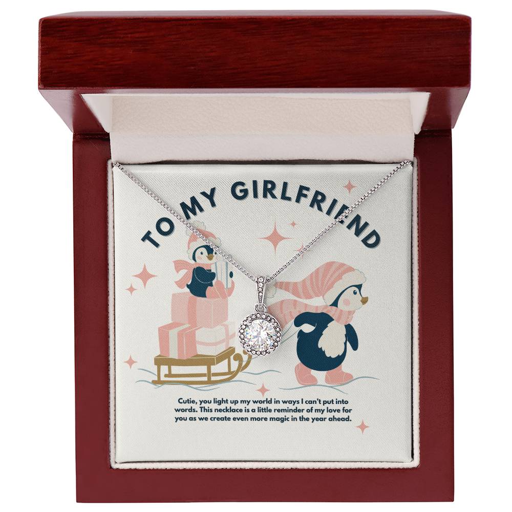 Penguin Love – Eternal Hope Necklace - Luxury Box w LED - Necklaces
