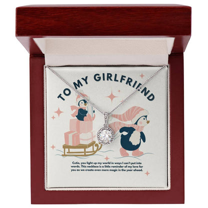 Penguin Love – Eternal Hope Necklace - Luxury Box w LED - Necklaces